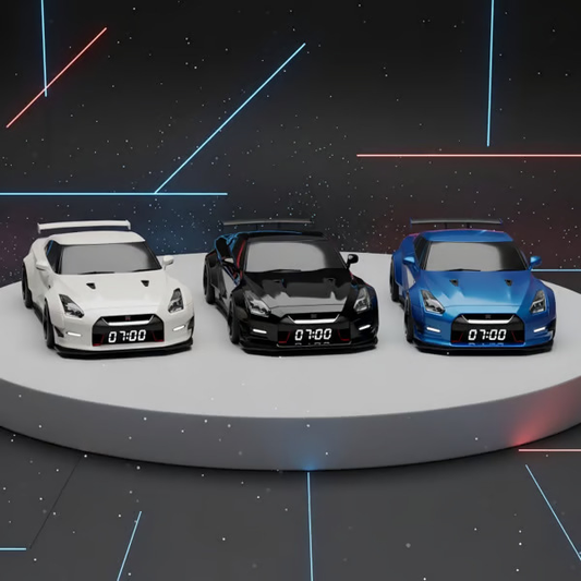 Quirky Hypercar Design Alarm Clock